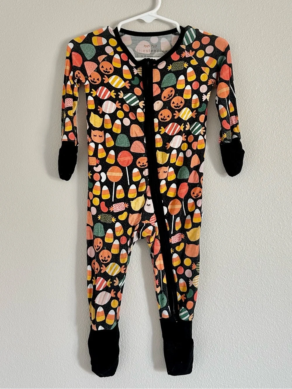 Little Sleepies Spooky Sweets Halloween Bamboo Zippy 3-6M